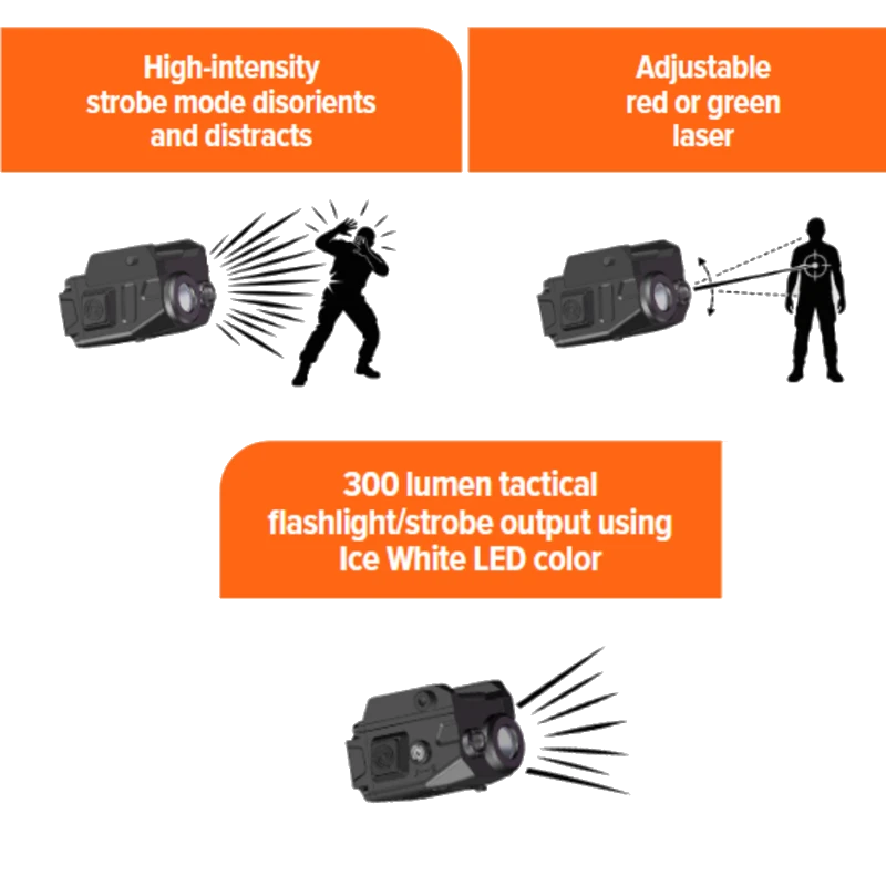 BYRNA DUALSIGHT LIGHT AND LASER 2 Byrna DualSight laser light sight features and adjustments
