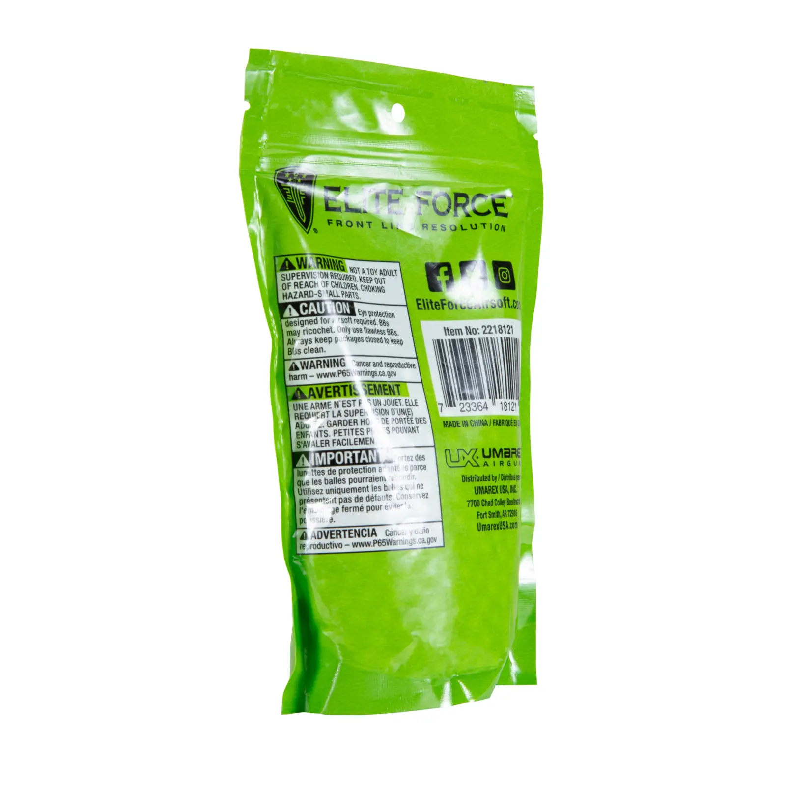 EF FIELD BBS .25 BIO-1000ct(BAG) 2 EF FIELD BBS .25 BIO-1000ct(BAG) — Gallery image 2