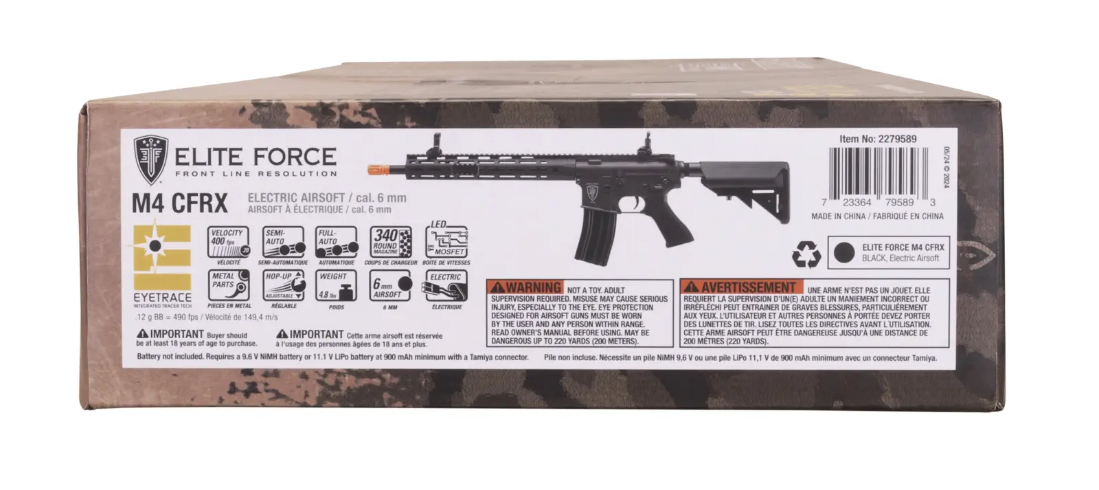 EF M4 - CFRX BLK - w/EYE Trace 16 EF M4 - CFRX BLK - w/EYE Trace — Gallery image 16