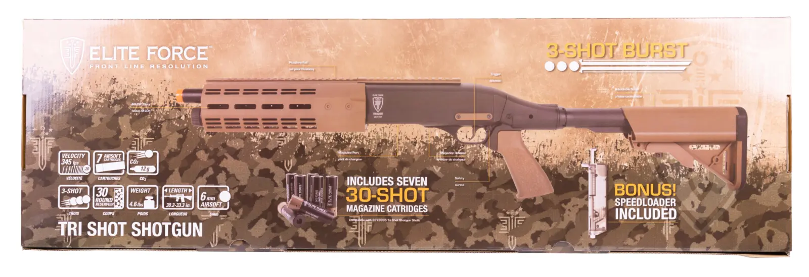 EF TRI-SHOT C02 Shotgun - M-LOK -UPDATED GEN2 6 EF TRI-SHOT C02 Shotgun - M-LOK -UPDATED GEN2 — Gallery image 6