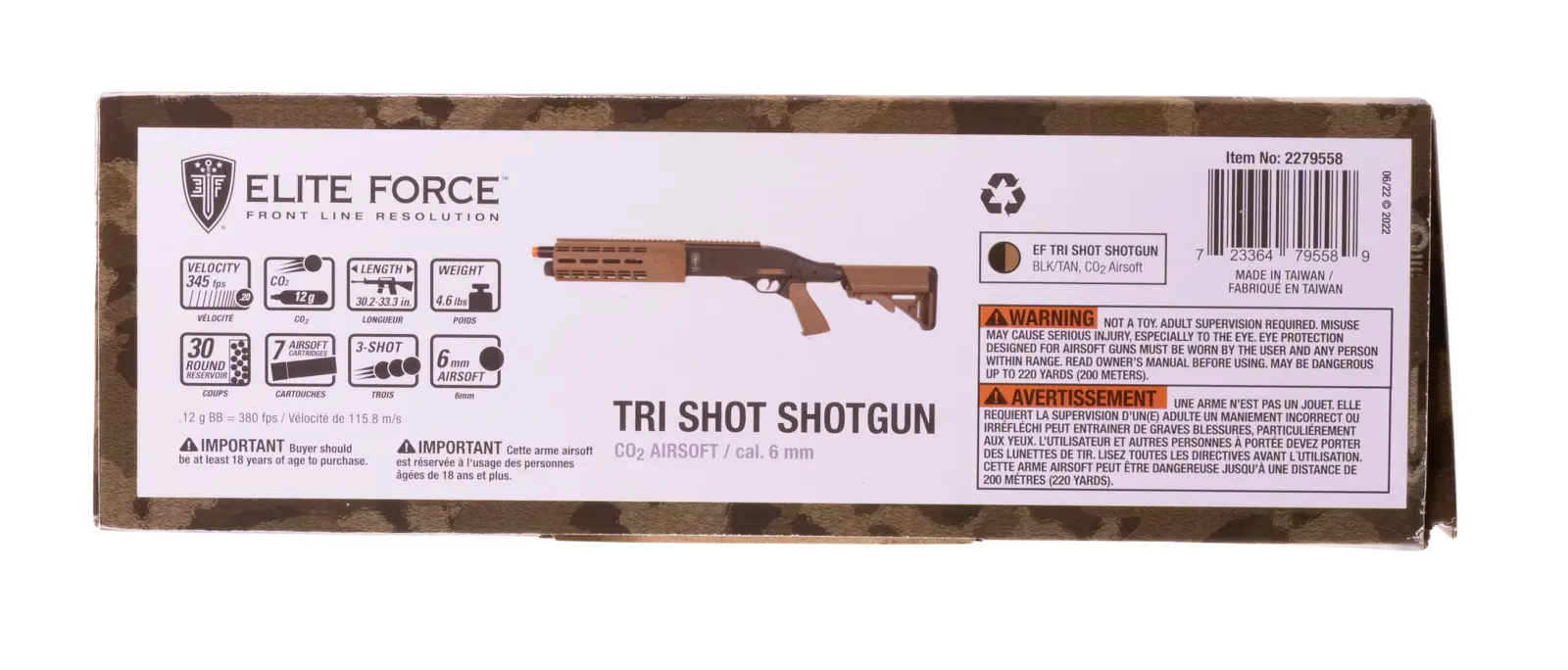 EF TRI-SHOT C02 Shotgun - M-LOK -UPDATED GEN2 16 EF TRI-SHOT C02 Shotgun - M-LOK -UPDATED GEN2 — Gallery image 16