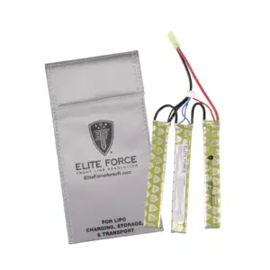 Elite Force 11.1V Lipo 1200 15C Tri-Panel w/LIPO BAG — Product image