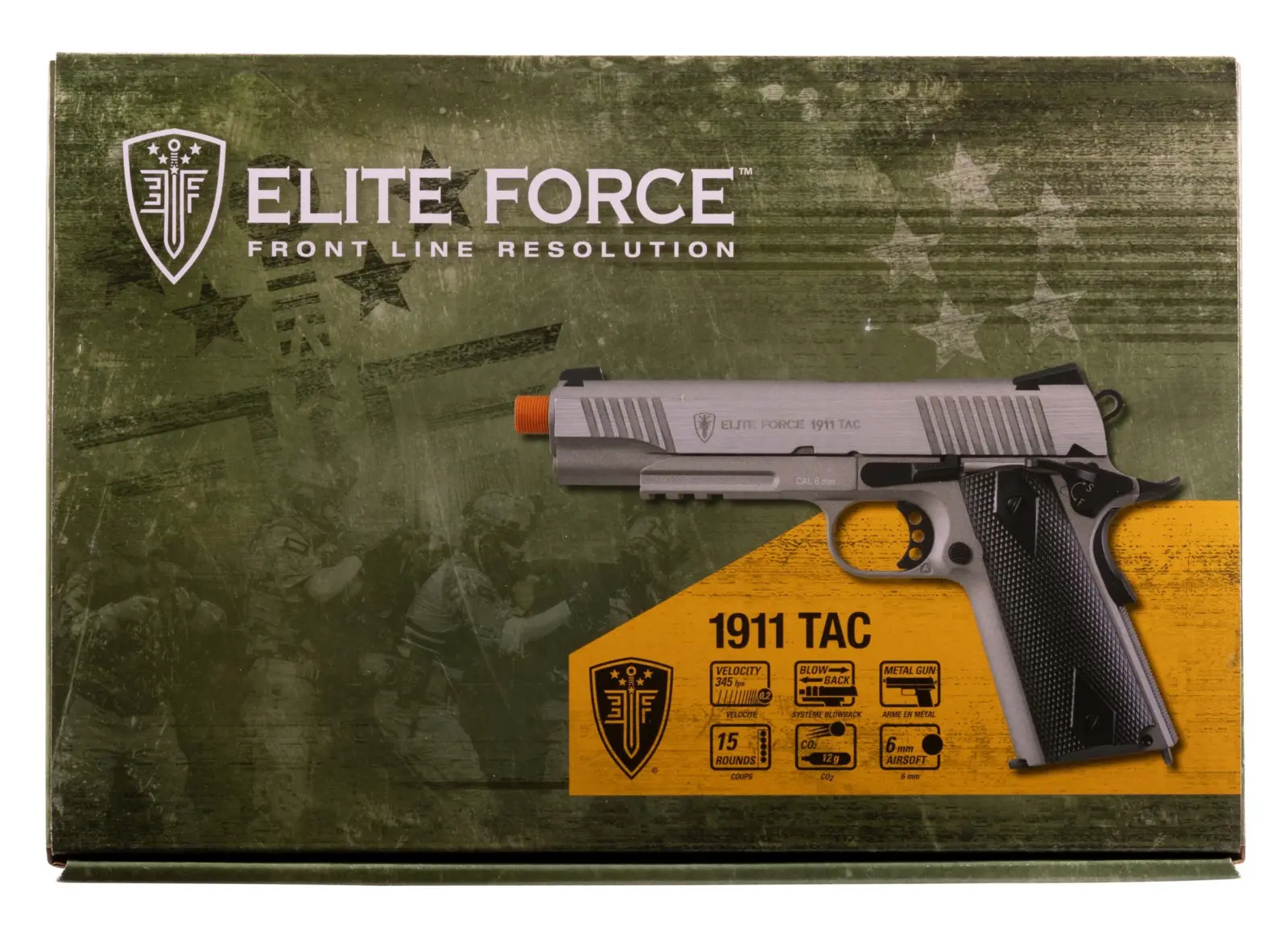 Elite Force 1911 TAC C02 Blowback-Stainless(Gen3) 10 Elite Force 1911 TAC C02 Blowback-Stainless(Gen3) — Gallery image 10