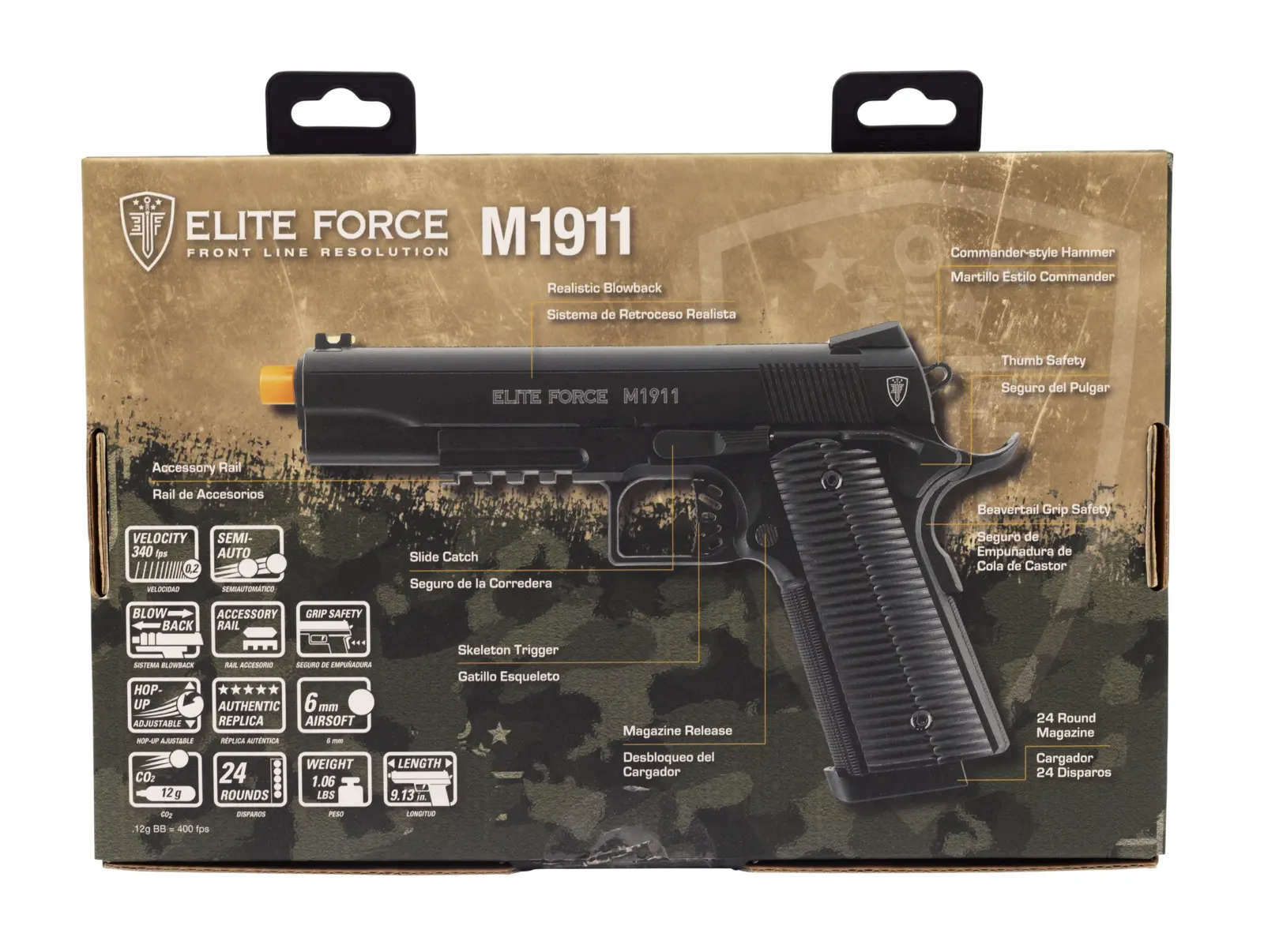 Elite Force M1911 CO2 - Blowback - Polymer 1 Elite Force M1911 CO2 - Blowback - Polymer — Product image