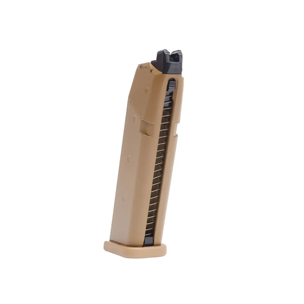 The Byrna EP Discontinued with Honors. Updated 4/17/2025: The new Byrna CL is released 11 GLOCK G19X GBB Magazine(VFC) - TAN — Product image