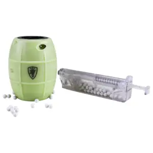 HAILSTORM -GLOW-GBB BB SHOWER GRENADE w/speedloader — Product image