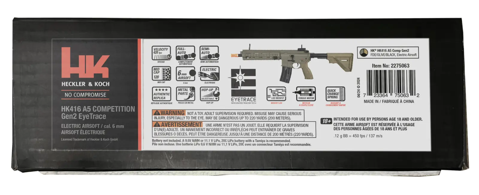 HK 416A5 COMP GEN2 - w/EYE TRACE - TAN 12 HK 416A5 COMP GEN2 - w/EYE TRACE - TAN — Gallery image 12