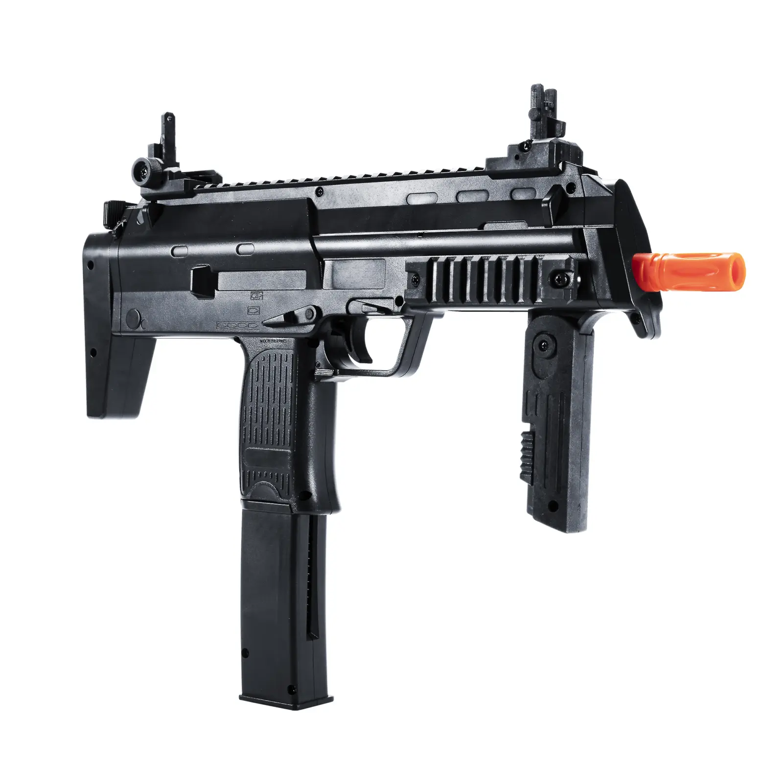 HK MP7 A1-6MM-BLACK-ADVANCED SPRING Airsoft 1 HK MP7 Spring w/ 2 mags — Product image