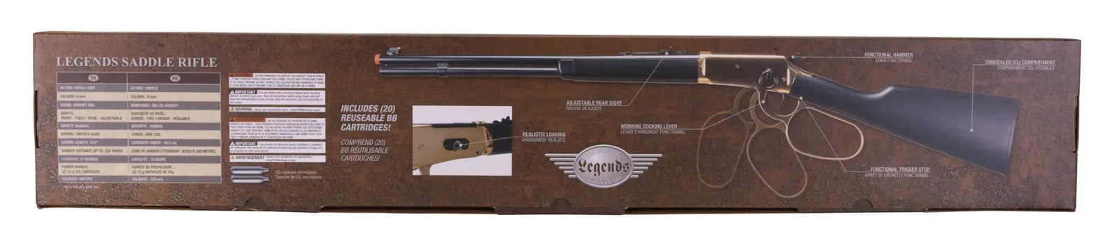 Legends Saddle Gun - Gold/Blk Limited Edition 3 Legends Saddle Gun - Gold/Blk Limited Edition — Gallery image 3