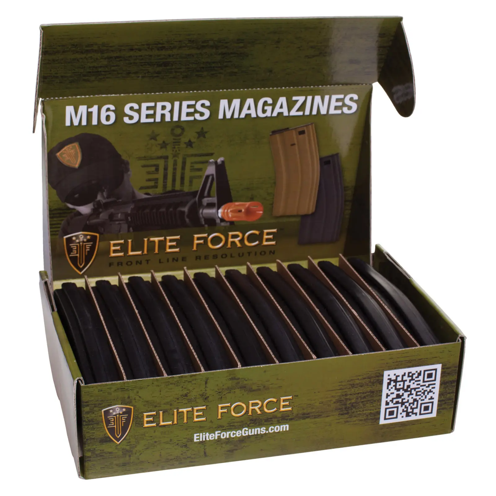 M4M16 140RD MID-CAPS 10 PK - BLACK 1 M4/M16 140rd MID-CAPS 10pack - BLK — Product image