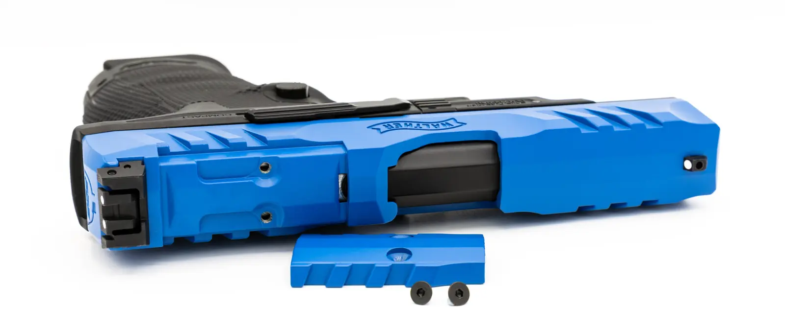 Optic Ready T4E Walther PDP 43 cal Paintball Pistol LE Blue w/2mags 2 Optic Ready T4E Walther PDP 43 cal Paintball Pistol LE Blue w/2mags — Gallery image 2