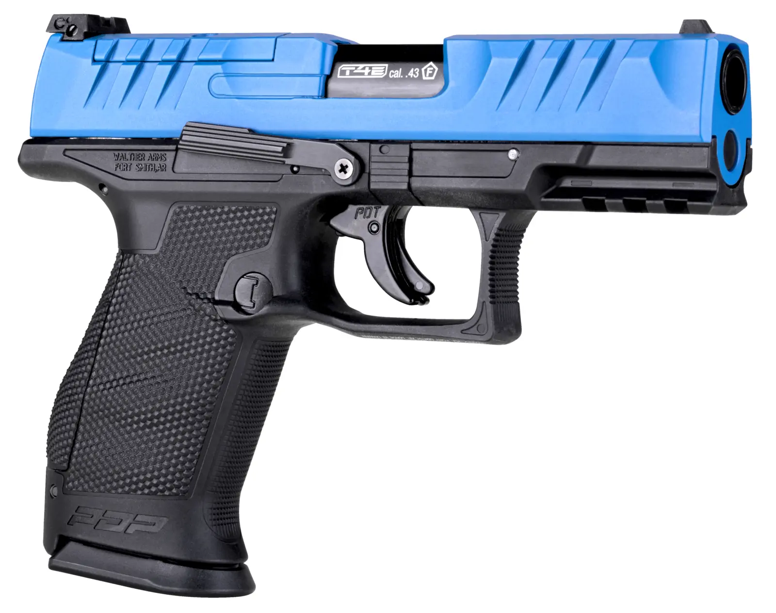Optic Ready T4E Walther PDP 43 cal Paintball Pistol LE Blue w/2mags 4 Optic Ready T4E Walther PDP 43 cal Paintball Pistol LE Blue w/2mags — Gallery image 4