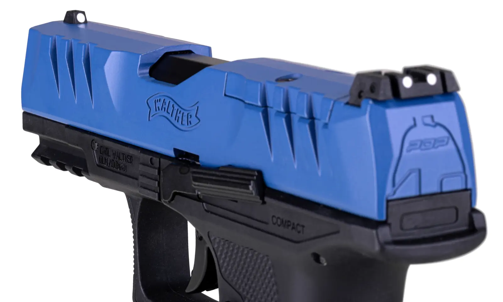 Optic Ready T4E Walther PDP 43 cal Paintball Pistol LE Blue w/2mags 5 Optic Ready T4E Walther PDP 43 cal Paintball Pistol LE Blue w/2mags — Gallery image 5