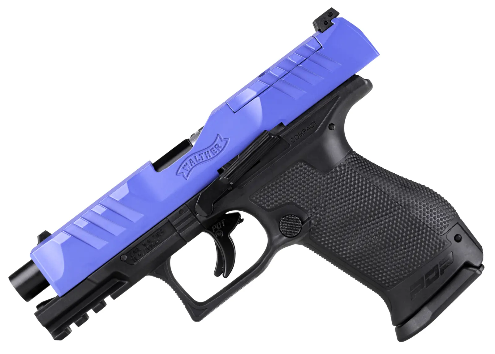 Optic Ready T4E Walther PDP 43 cal Paintball Pistol LE Blue w/2mags 6 Optic Ready T4E Walther PDP 43 cal Paintball Pistol LE Blue w/2mags — Gallery image 6