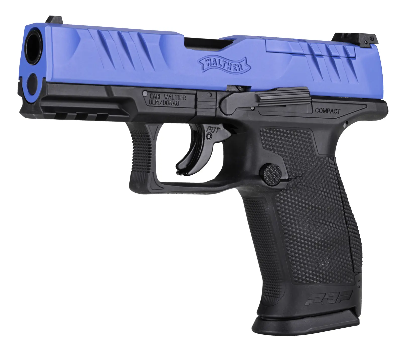 Optic Ready T4E Walther PDP 43 cal Paintball Pistol LE Blue w/2mags 10 Optic Ready T4E Walther PDP 43 cal Paintball Pistol LE Blue w/2mags — Gallery image 10