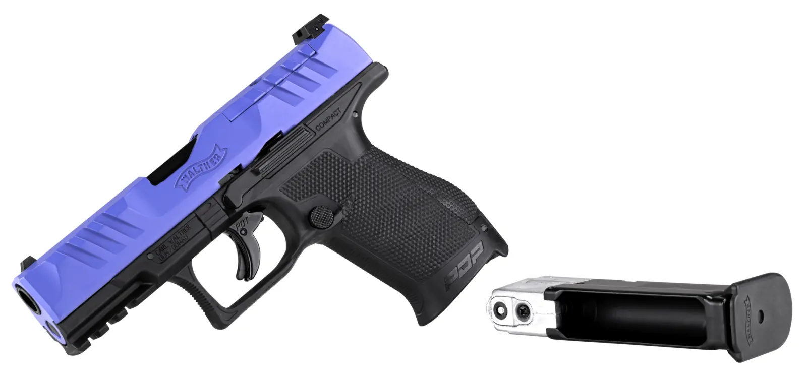 Optic Ready T4E Walther PDP 43 cal Paintball Pistol LE Blue w/2mags 11 Optic Ready T4E Walther PDP 43 cal Paintball Pistol LE Blue w/2mags — Gallery image 11