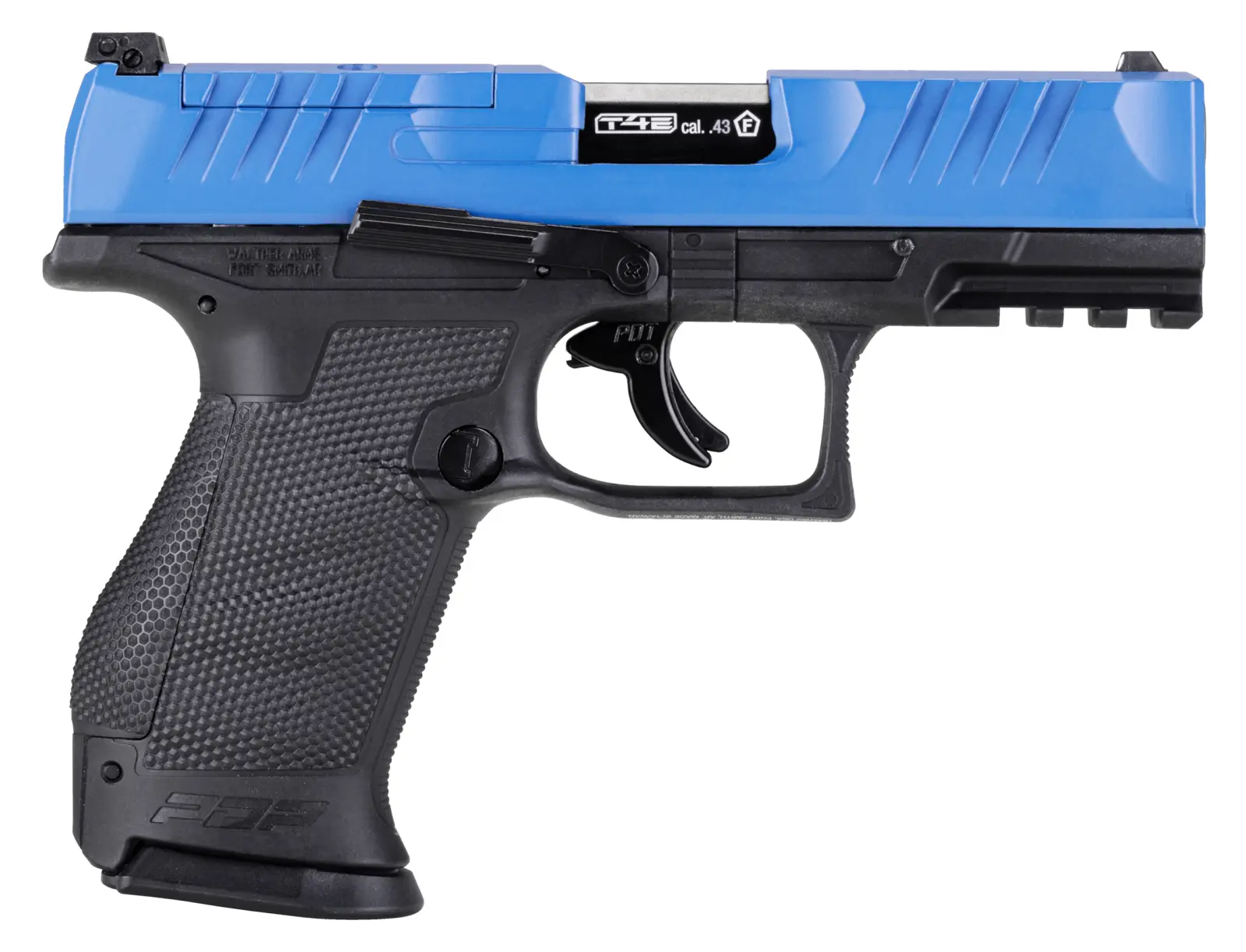 Optic Ready T4E Walther PDP 43 cal Paintball Pistol LE Blue w/2mags 14 Optic Ready T4E Walther PDP 43 cal Paintball Pistol LE Blue w/2mags — Gallery image 14