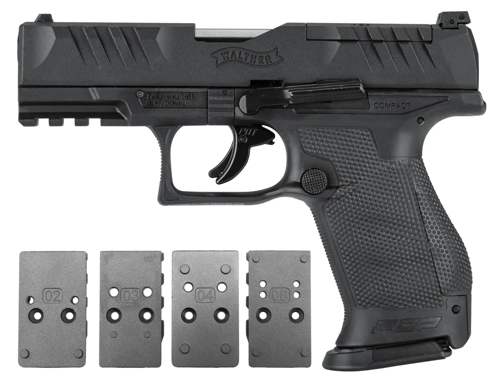 **OPTIC READY**T4E Walther PDP 43 cal Paintball Pistol Black 1 **OPTIC READY**T4E Walther PDP 43 cal Paintball Pistol Black — Product image