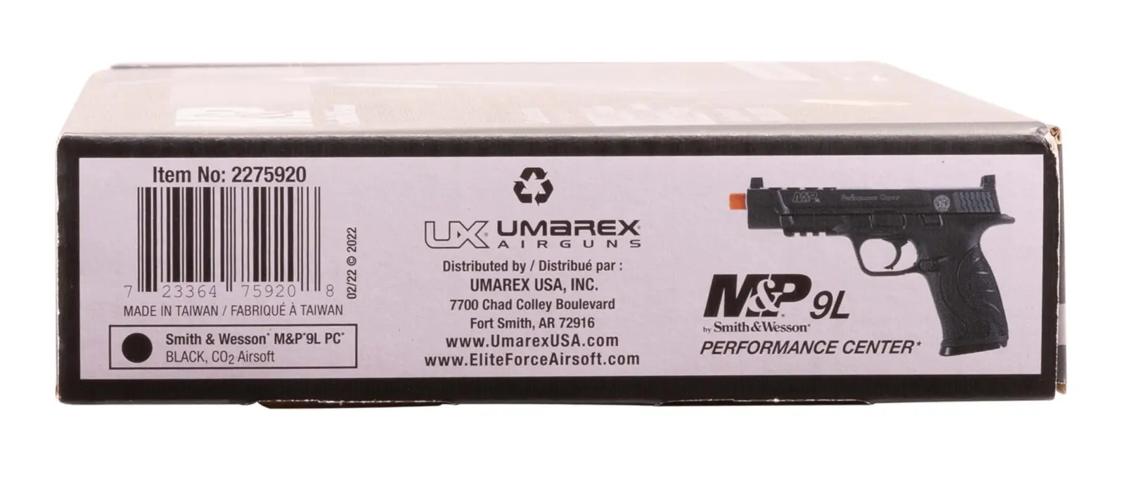 S&W M&P9L Performance Center Co2 Blowback 14 S&W M&P9L Performance Center Co2 Blowback — Gallery image 14