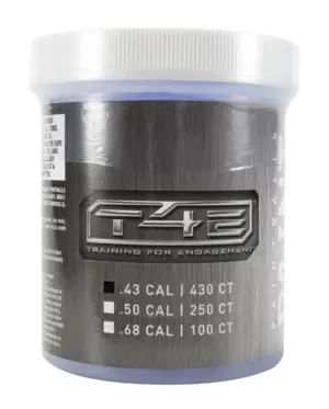 T4E .43 Cal Paintballs Blue/Light Blue - 430CT JAR — Product image