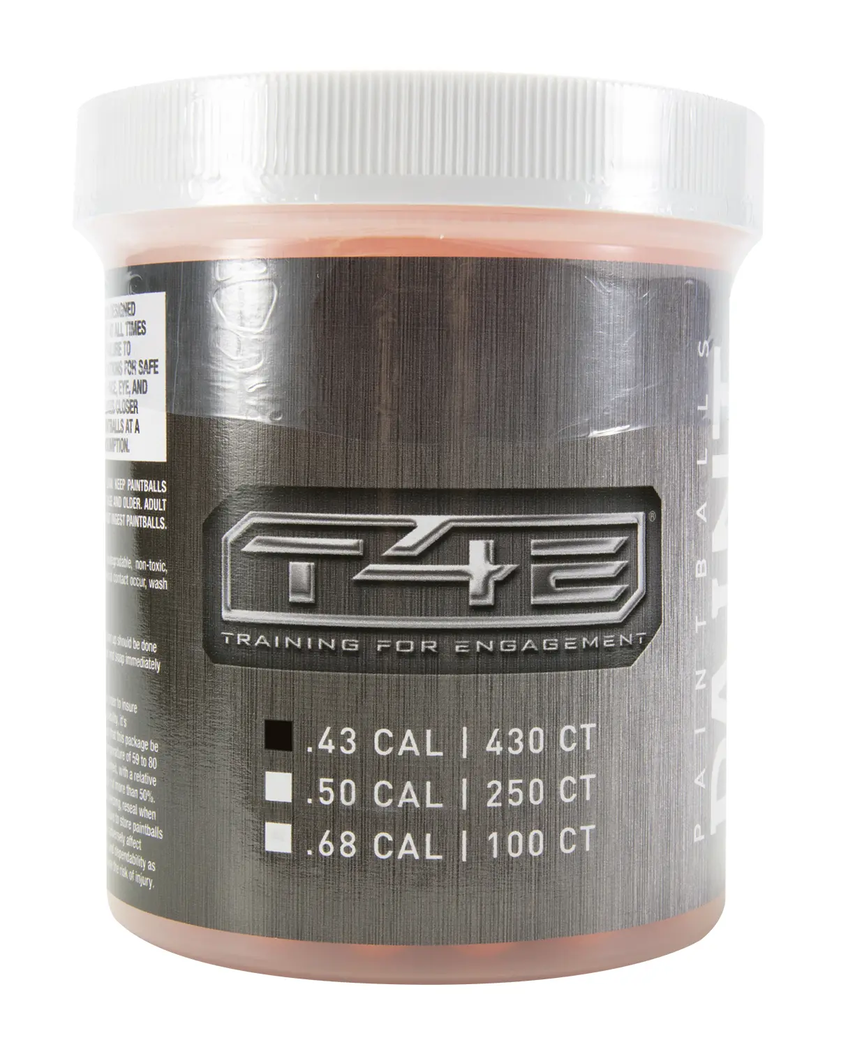 T4E .43 Cal Paintballs Orange (430CT JAR) 2 T4E .43 Cal Paintballs Orange (430CT JAR) — Gallery image 2
