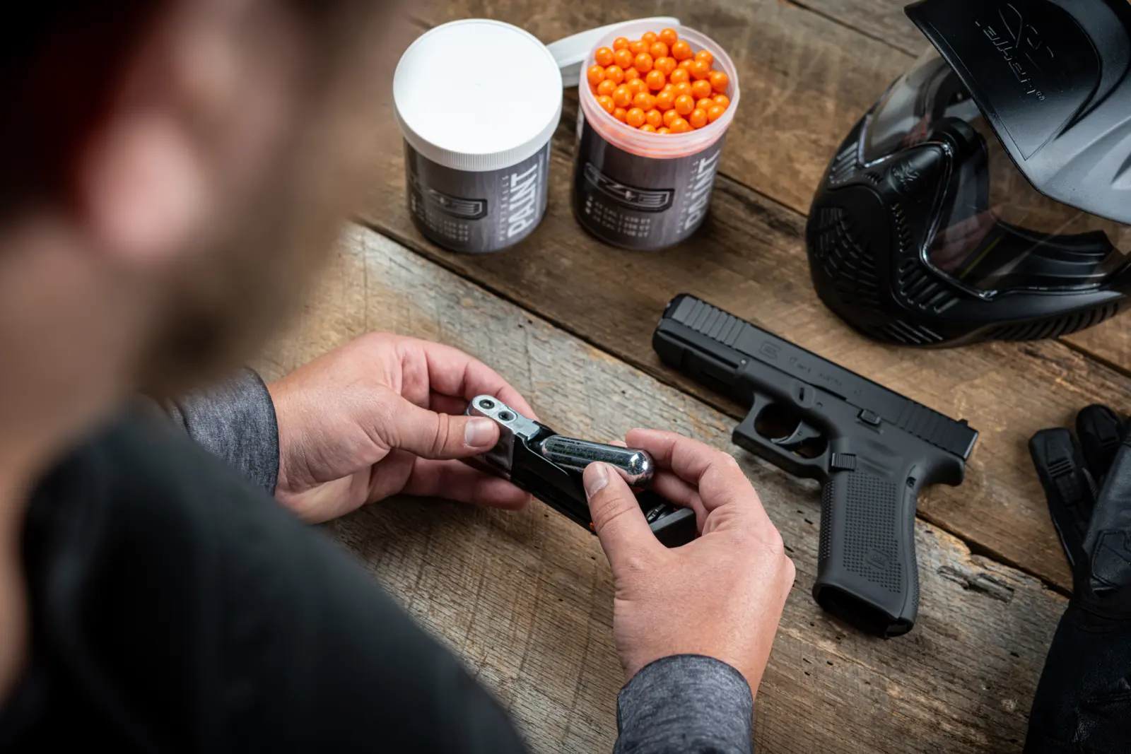 T4E GLOCK G17 GEN 5 PAINTBALL MARKER -.43 CAL-BLACK 17 T4E GLOCK G17 GEN 5 PAINTBALL MARKER -.43 CAL-BLACK — Gallery image 17