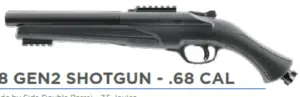 T4E TS 68 GEN 2- PAINTBALL SHOTGUN-.68 CAL-BLACK — Product image