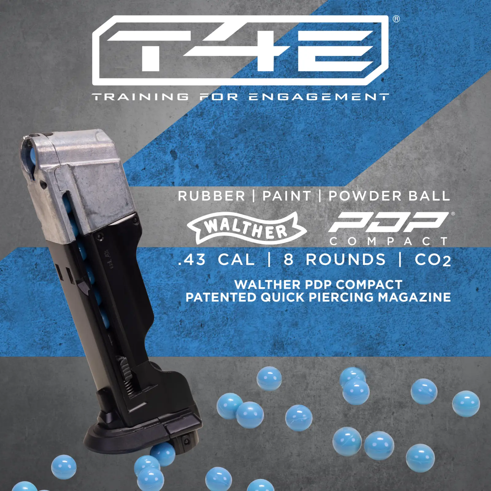 T4E WALTHER PDP QUICK PIERCING Magazine 2 T4E WALTHER PDP QUICK PIERCING Magazine — Gallery image 2