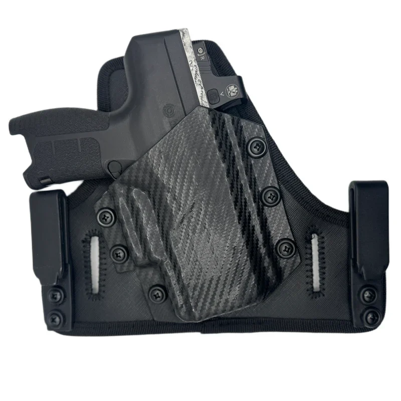 S.A. Self Defense Holster IWB and OWB with backing for Byrna CL S.A. Self Defense Holster IWB and OWB with backing for Byrna CL