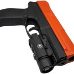 S.A. Self Defense Laser Light Sight 1500 lumnes for the P2P Secure 68P with P2P Secure shown angle